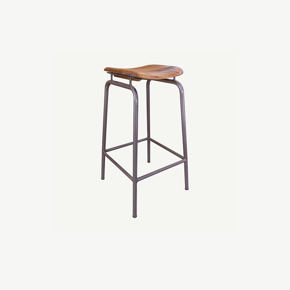 Rustic Lab Stool - Image 3