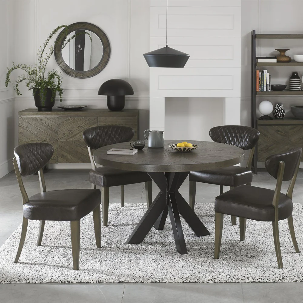 Glendale Fumed Oak Wide Sideboard - Image 3