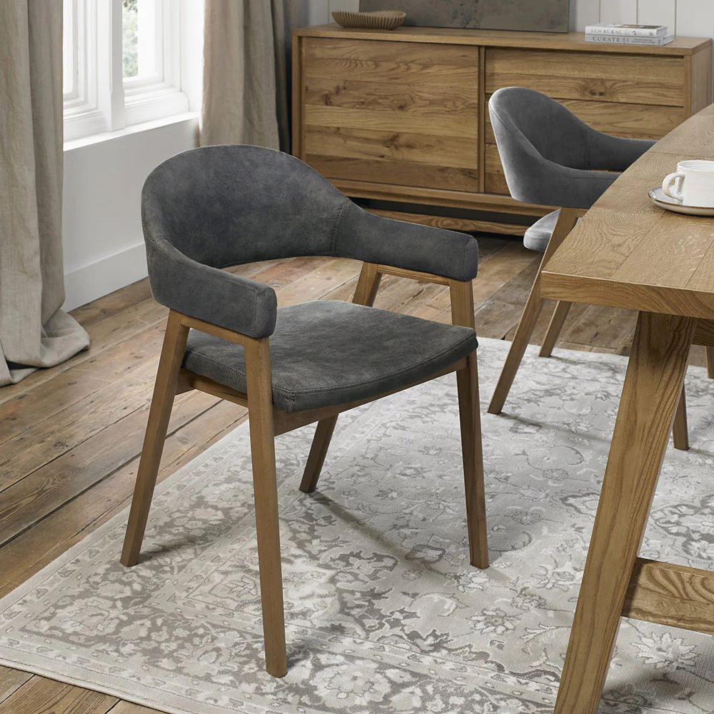 Highgate Rustic Oak Armchair - Image 5