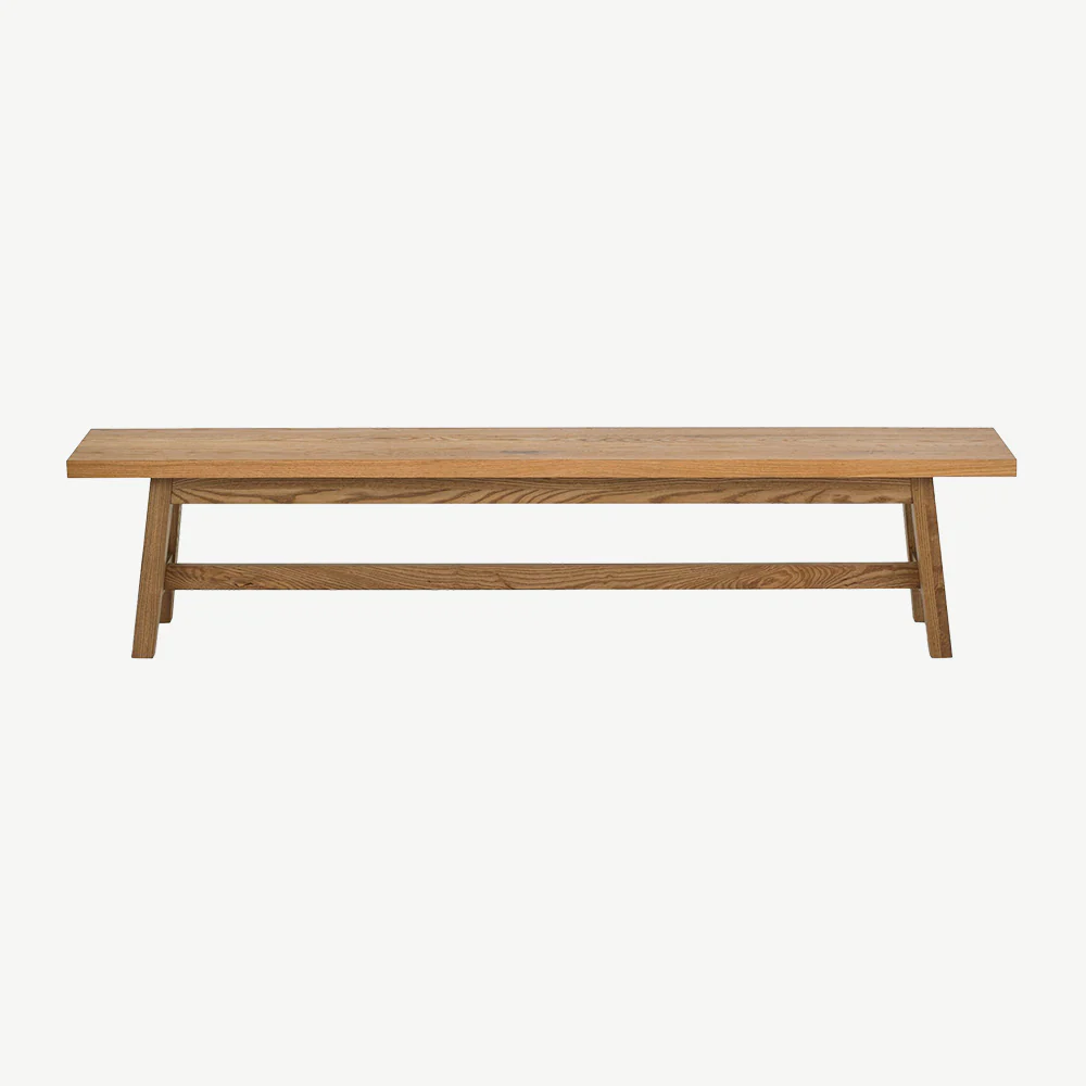 Highgate Rustic Oak Large Bench - Image 3