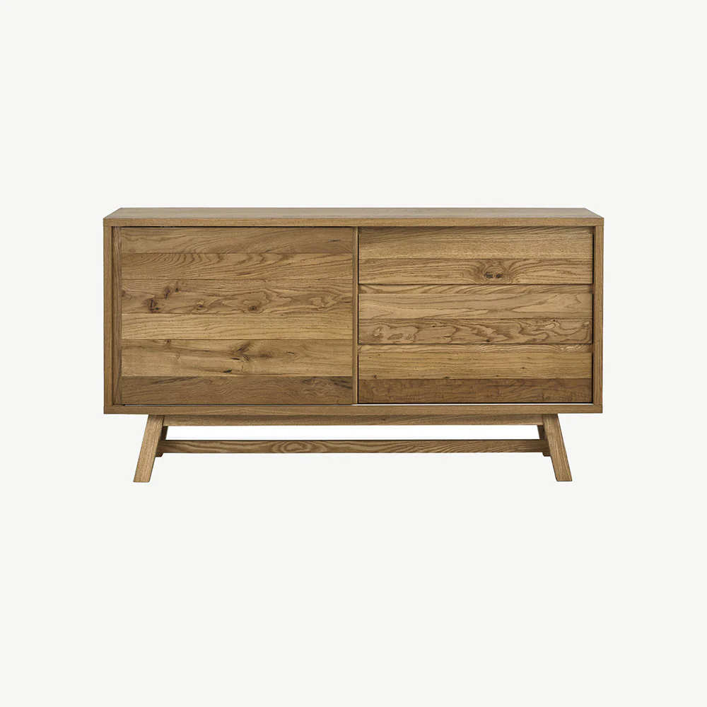 Highgate Rustic Oak Wide Sideboard - Image 3