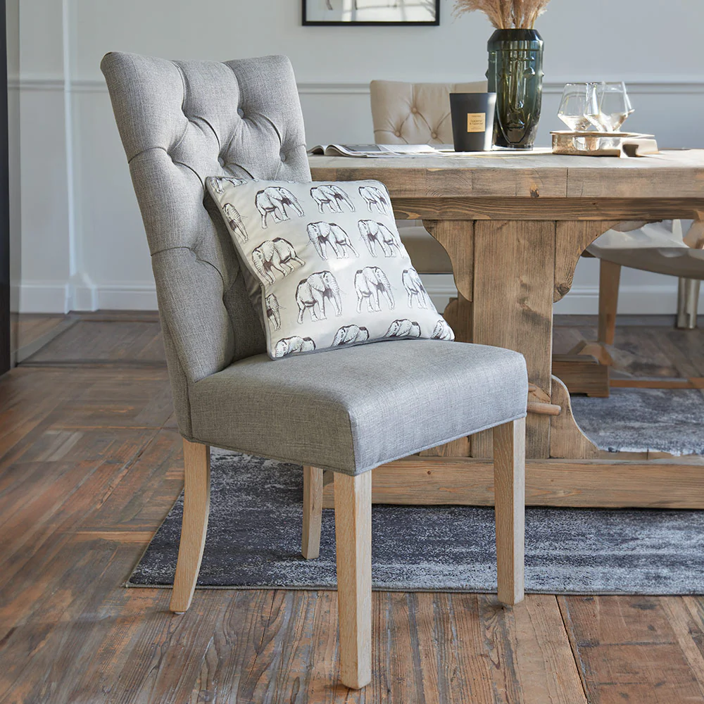 Poppy Dining Chair Grey - Image 3